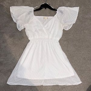 Altard State White Sheer dress